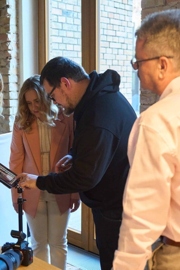 Behind the scenes Fotoproduktion Businessfotografie Personal Branding